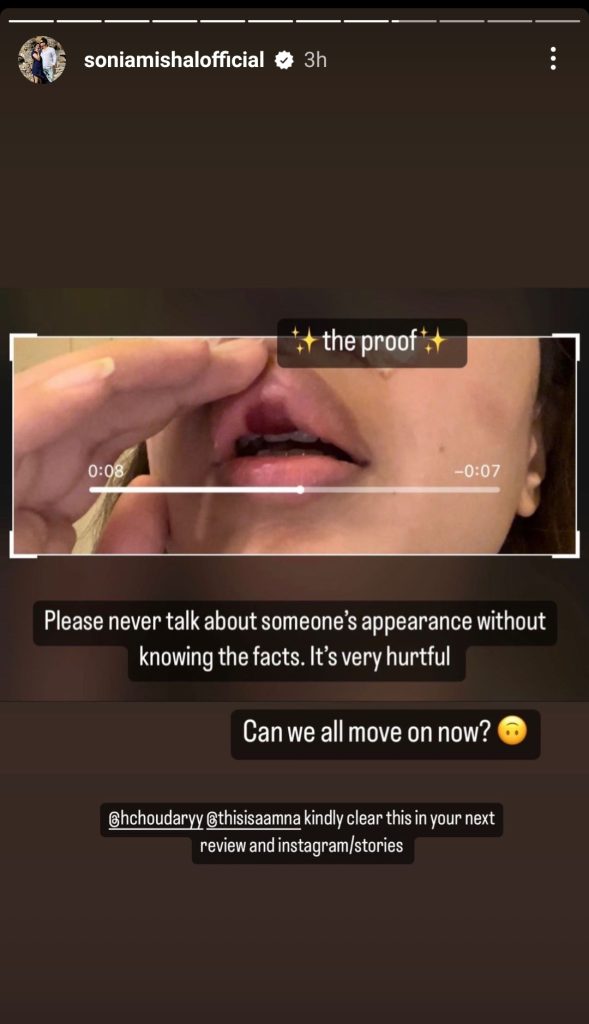 Sonia Mishal Addresses Hearsay About Her Cosmetic Surgery