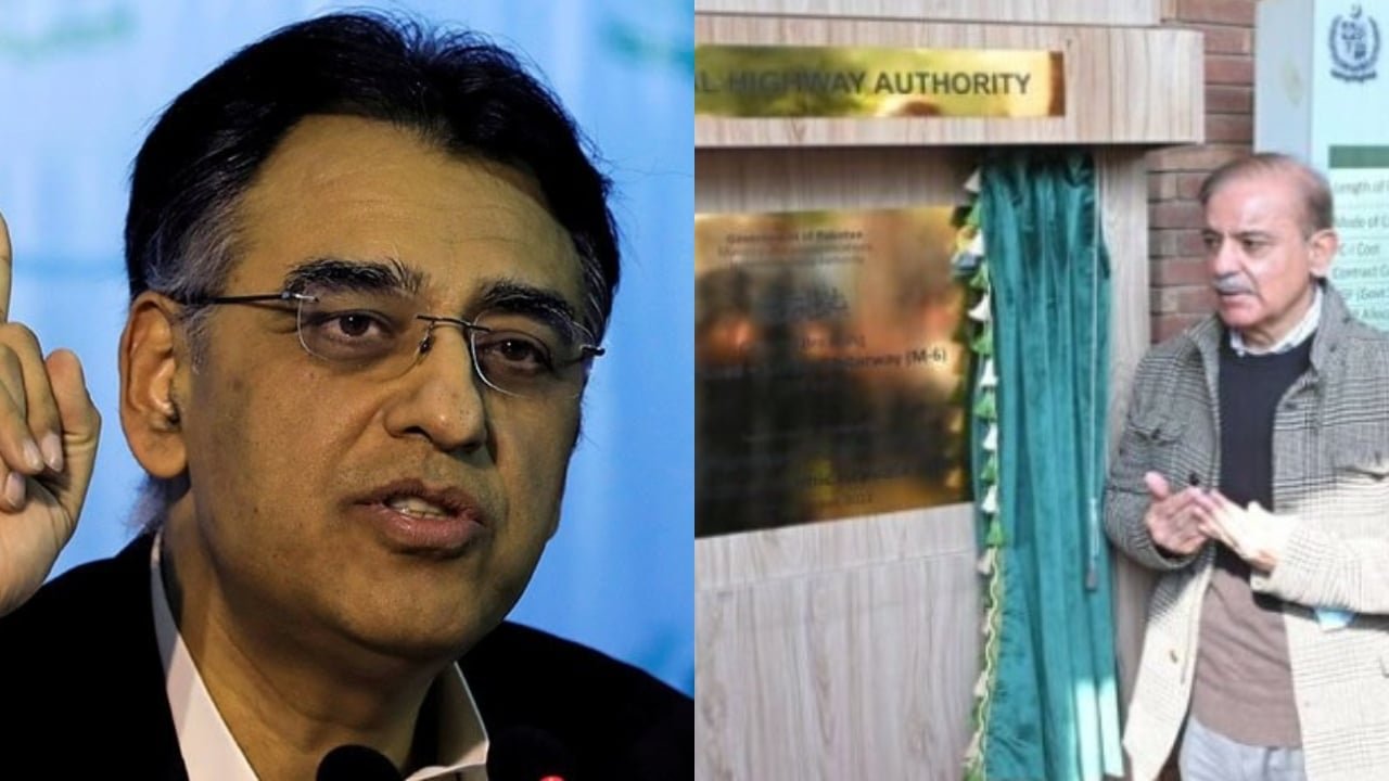 Asad Umar accuses govt of wasting eight months in starting Sukkur-Hyderabad motorway project