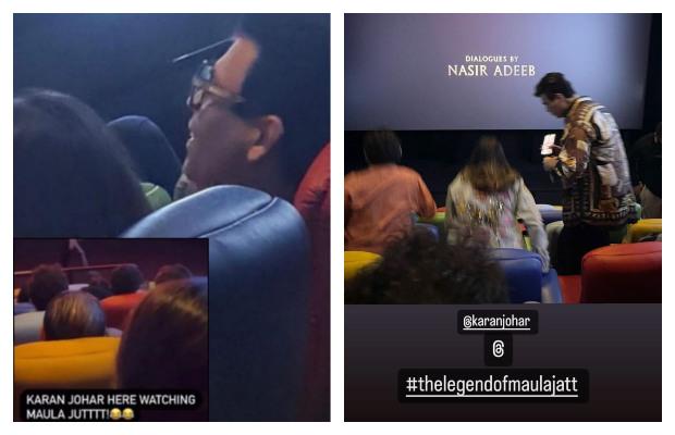 Karan Johar spotted watching The Legend of Maula Jatt in Dubai - Oyeyeah