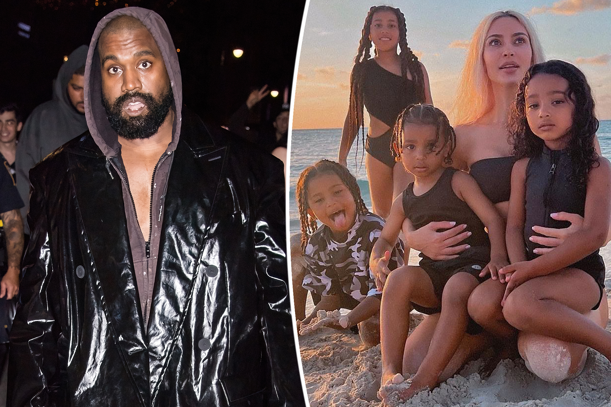 Kanye West admits Kim Kardashian has kids '80 percent' of the time
