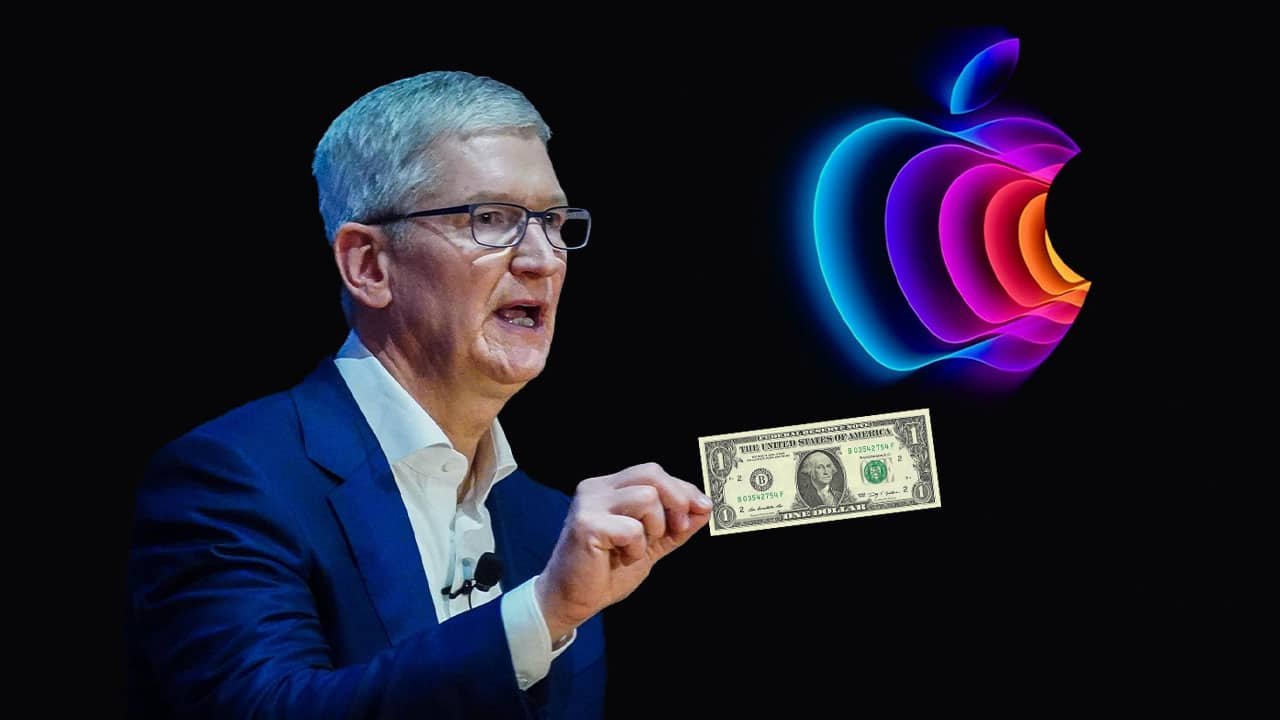 Apple CEO Tim Cook requests and receives a 40% salary cut