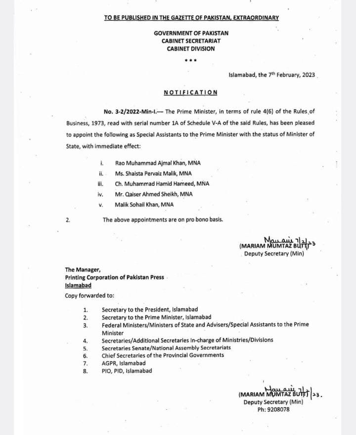 How many people does PM Shehbaz need in his cabinet to run the country?