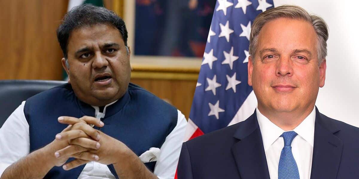 No more Amreeki sazish? Fawad Chaudhry meets Donald Blome