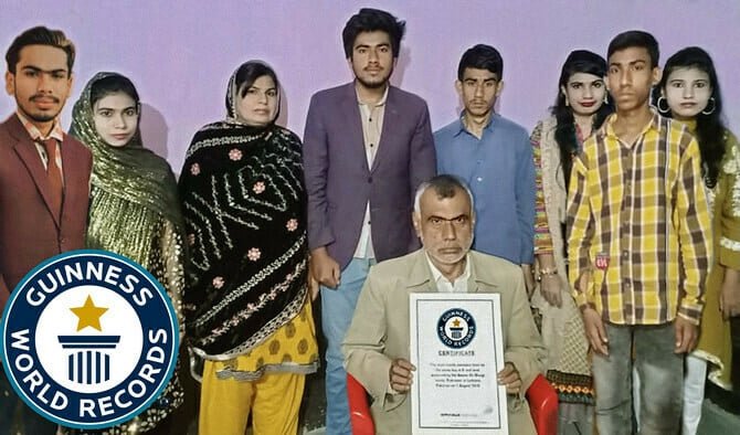Pakistani family sets world record for having same birthdays