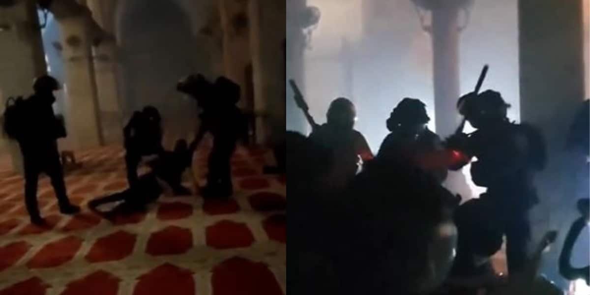 Israeli police attack worshippers in Ramzan during Al-Aqsa Mosque raid