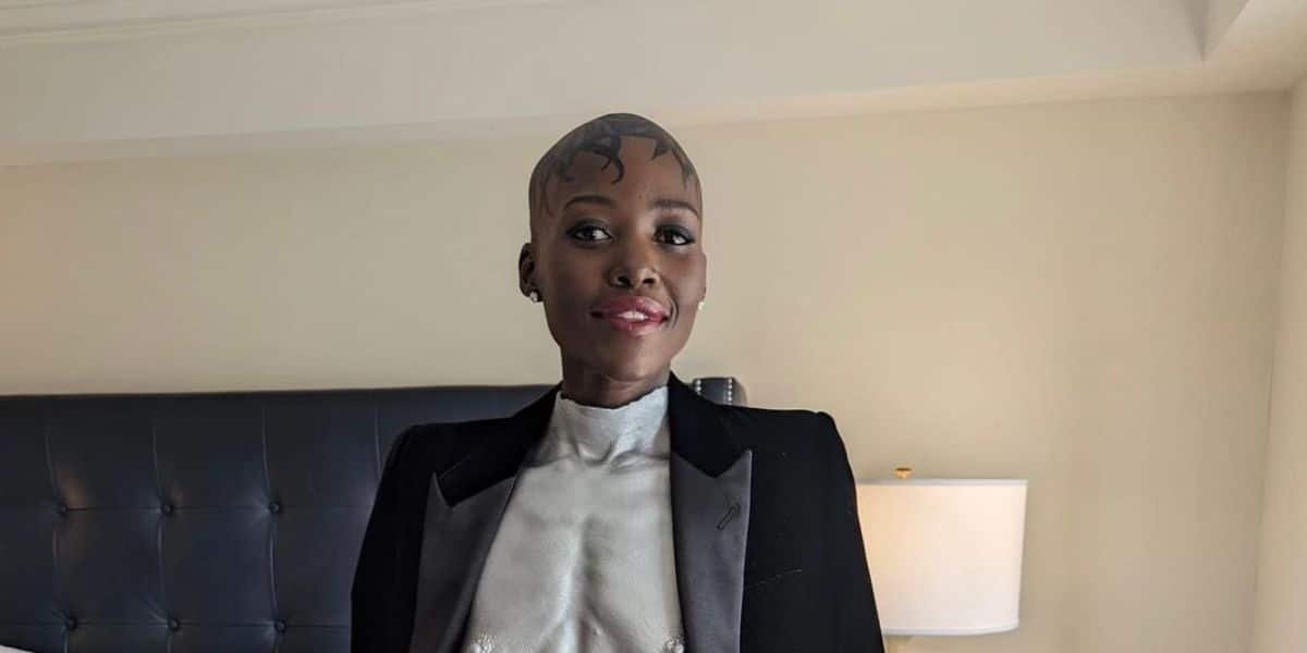 Lupita Nyong’o wears breastplate designed by Pakistani artist Misha Japanwala