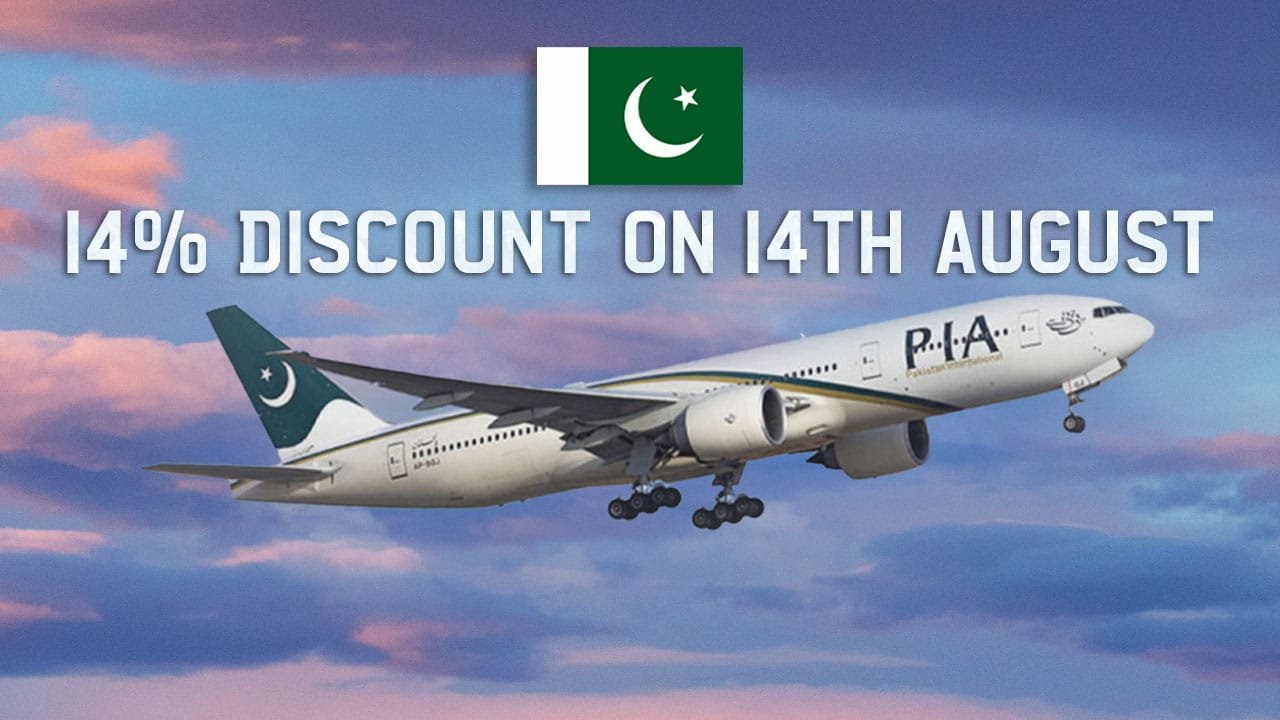 PIA offers 14% ‘Azadi Offer Discount’ on all domestic flights on Independence Day