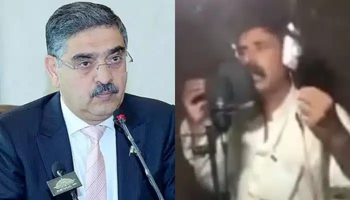 Local singer sings request to PM Kakar, gets his wish