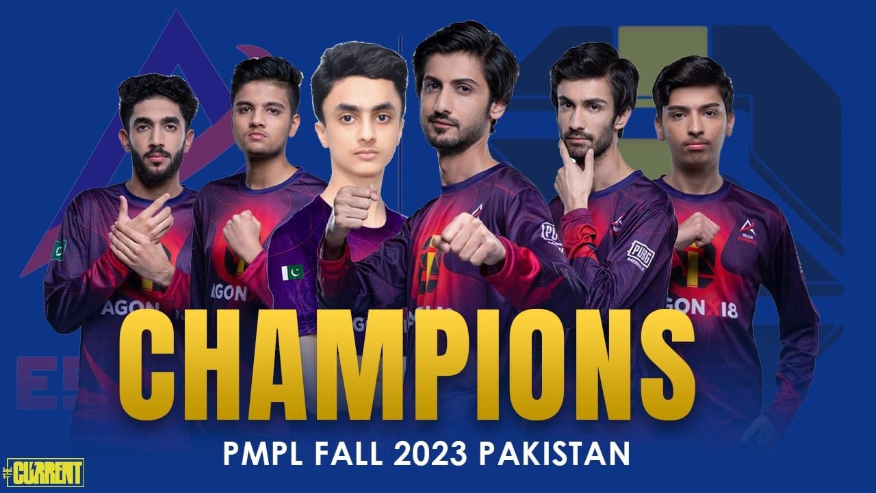 Team AGONxi8 won PUBG mobile pro League Pakistan Fall 2023