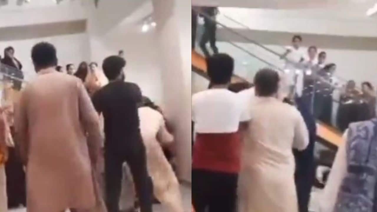 Claws out: Fight breaks out at shopping mall in Faisalabad