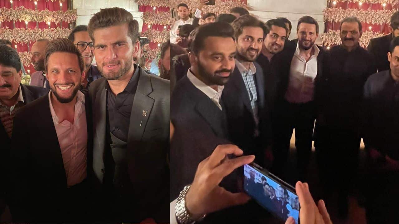 EXCLUSIVE: pictures of Shahid Afridi at Shaheen Afridi’s Valima that will shock you
