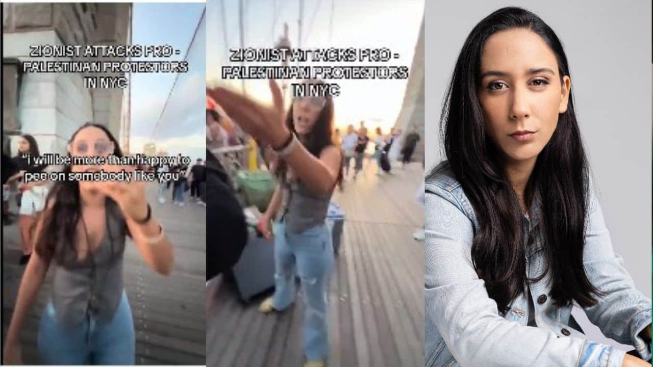 Israeli actress slaps child during Palestine protest; internet finds her