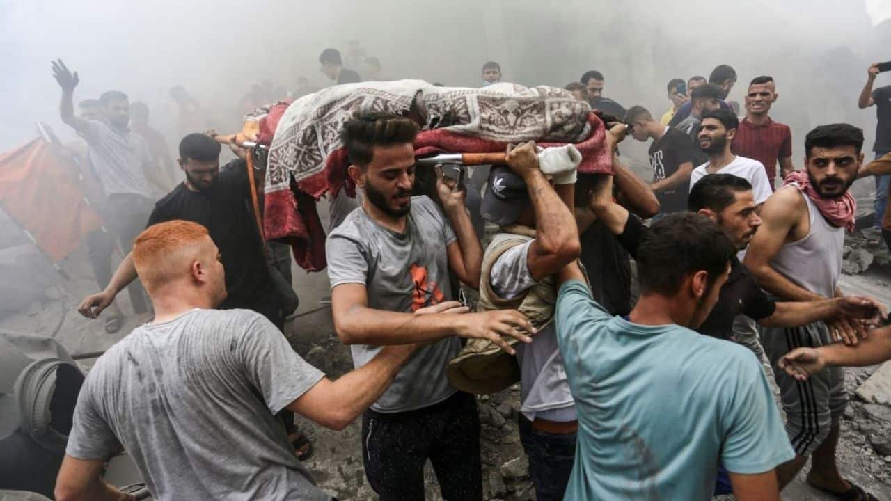 Israel-Palestine war: 10 days in 10 pictures