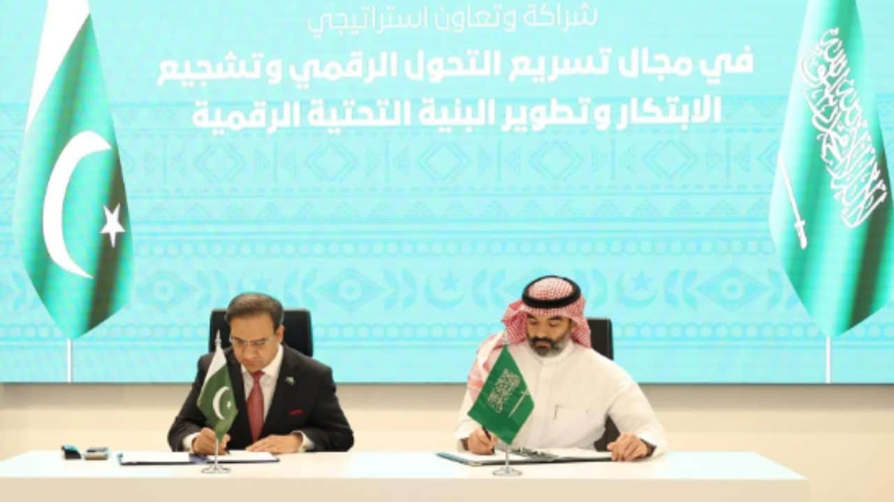 MoU signed between Pakistan, Saudi Arabia to promote digital economy