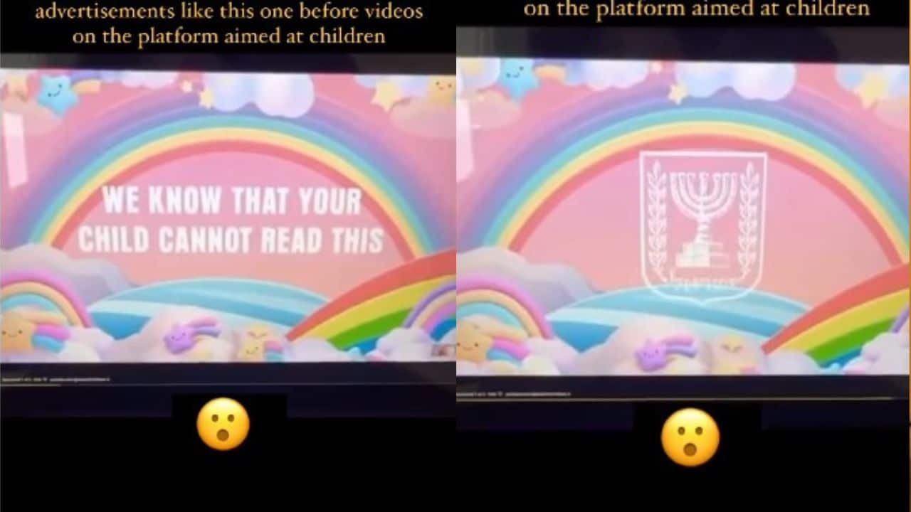Israel paying YouTube to put false news in children’s videos