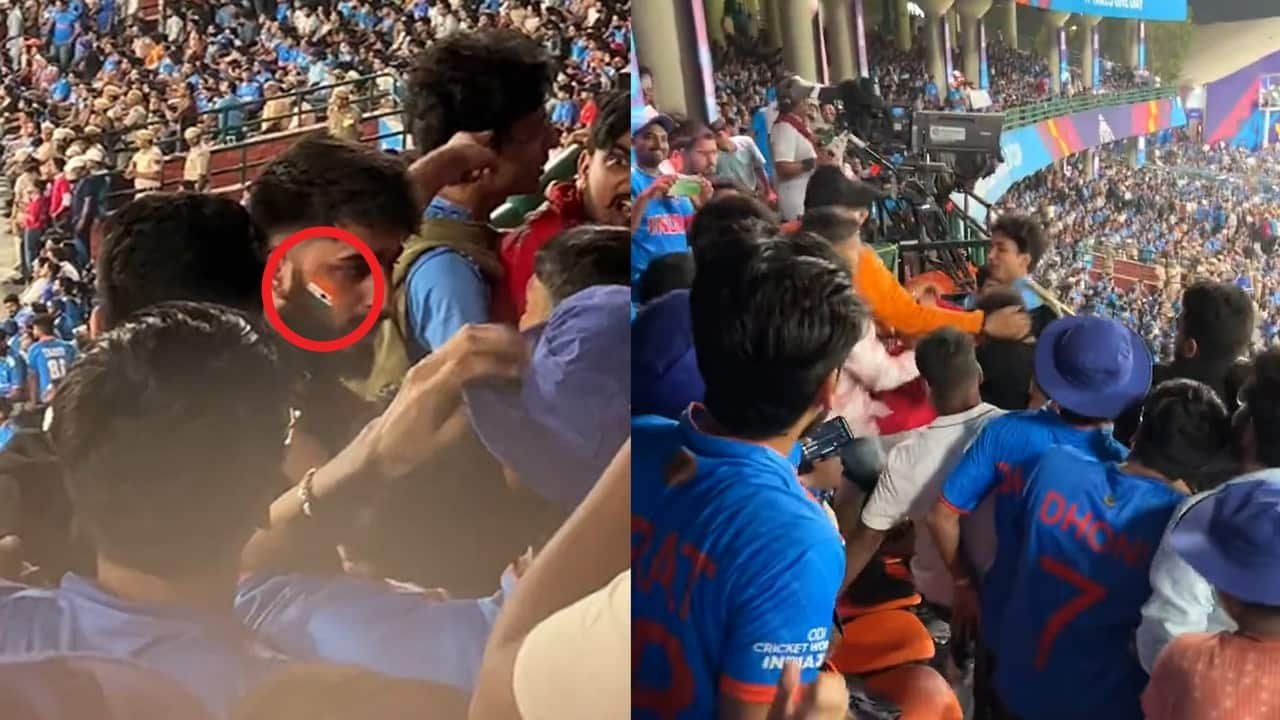 VIDEO: Afghan fan beaten by Indian fans during India-Afghanistan mtach
