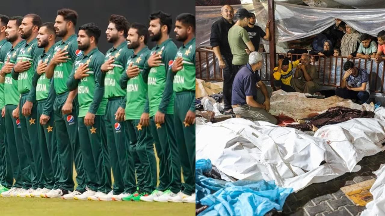 Pakistani cricketers show solidarity with Palestine
