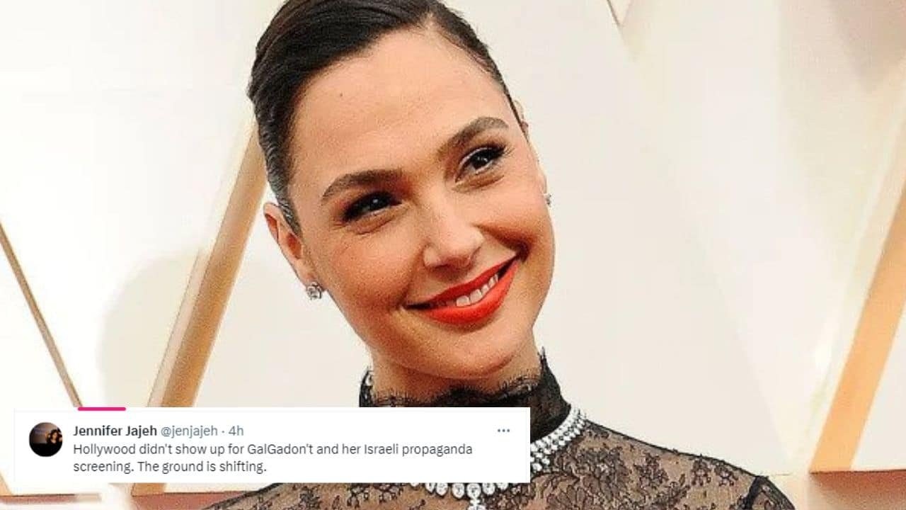 No Hollywood celebrity showed up to Gal Gadot’s propaganda film screening, and Twitter is in fits