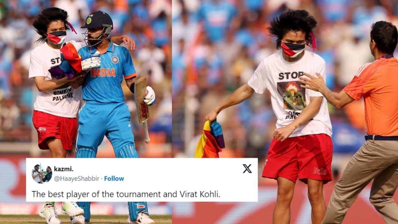 ‘Player of the tournament’: Protester hailed for wearing ‘Free Palestine’ shirt, halting India vs Australia match