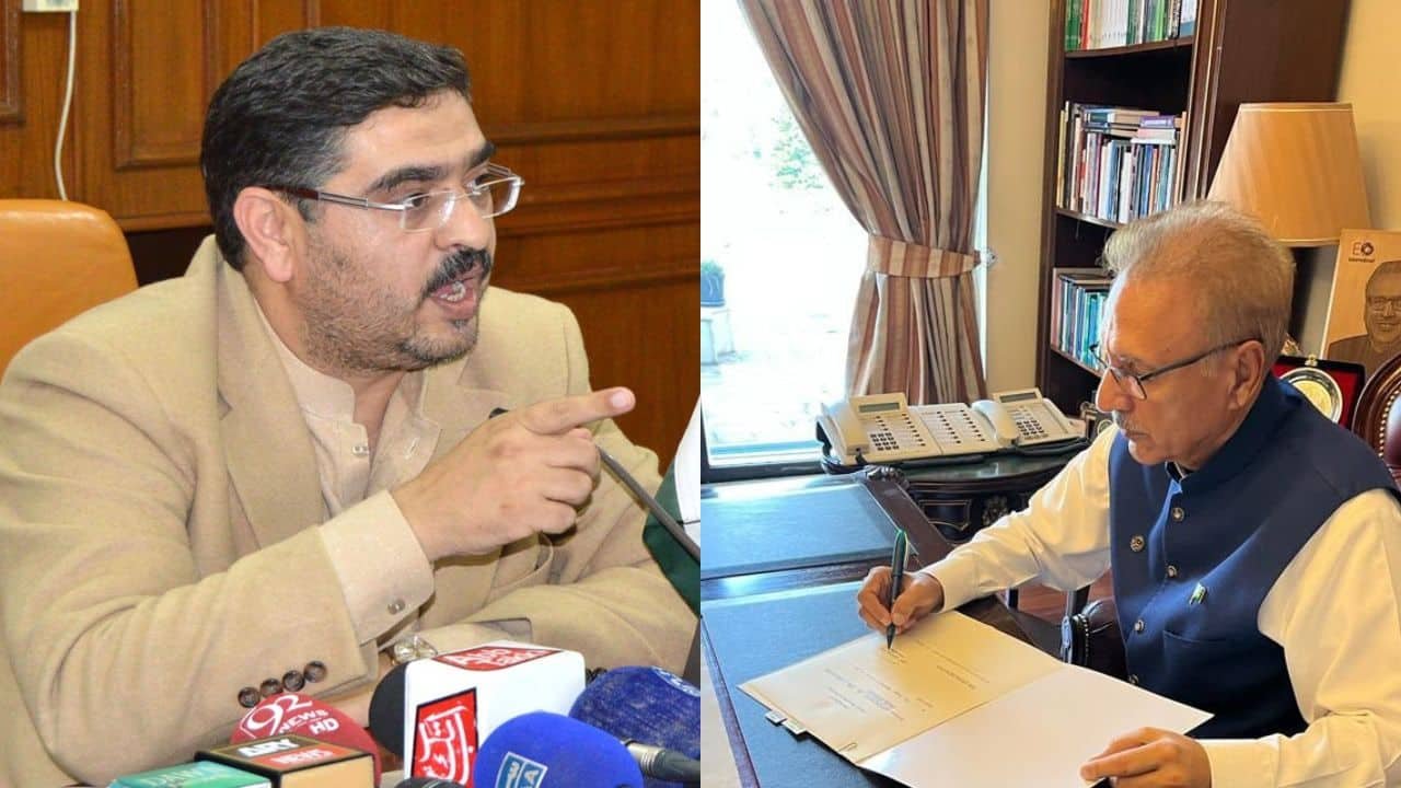 President Alvi writes letter conveying PTI concerns to PM Kakar