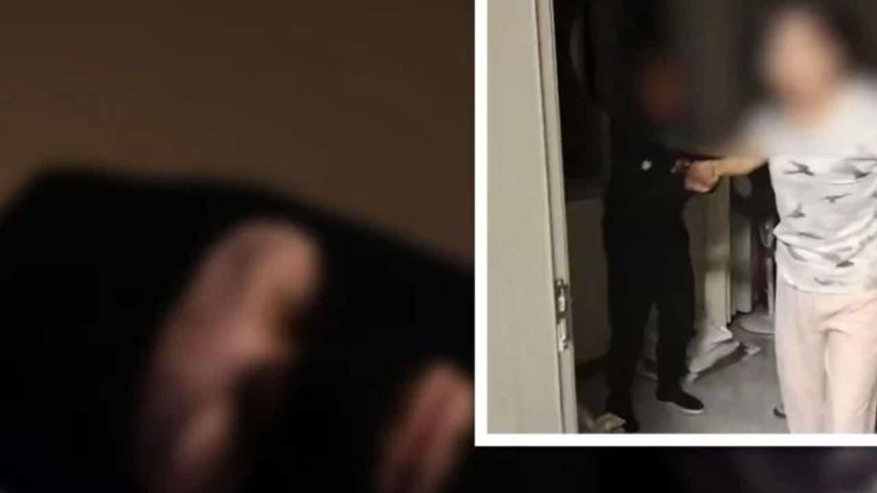 Thief caught after snoring loudly