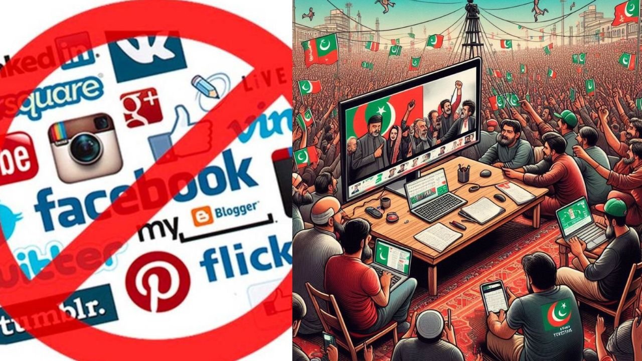 PTI had a virtual jalsa last night and the internet shutdown all over Pakistan: here is how people are reacting