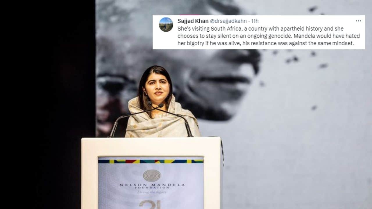 ‘Massive dissapointment’: Malala’s failure to mention genocide in Gaza during lecture has Twitter angry