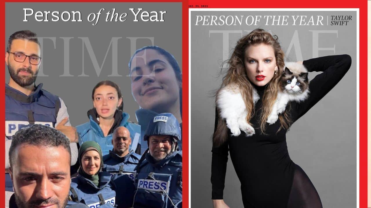 Twitter outraged after TIME magazine sidelines Gaza journalists, names Taylor Swift ‘person of the year’