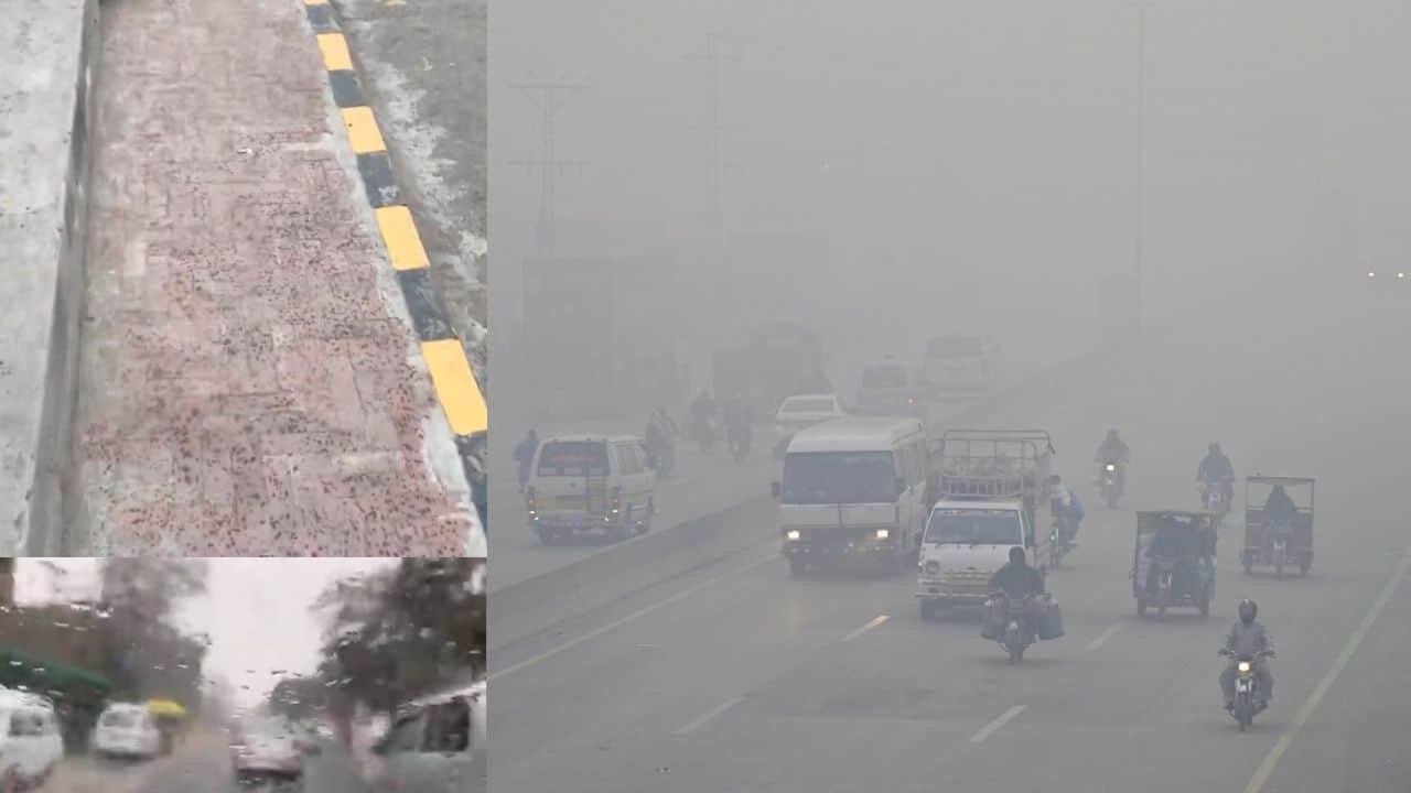 Artificial rain in Lahore; Just looking like a wow