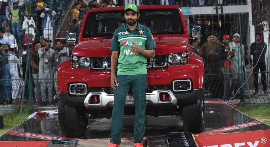 Red BAIC BJ40 Plus Jeep: