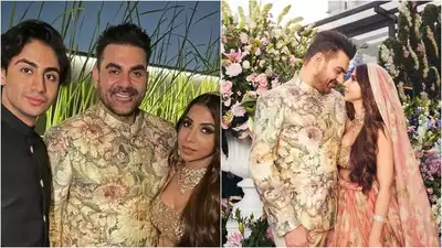 Arbaaz Khan and Shura Khan radiate joy in wedding photos