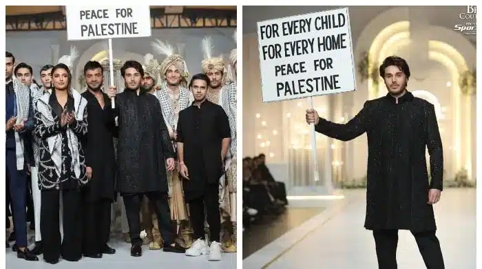 Watch: Supporting Palestine – A strong message at Pakistan Bridal Show