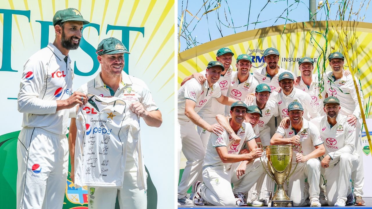 Pakistani team’s tribute to David Warner with a gift