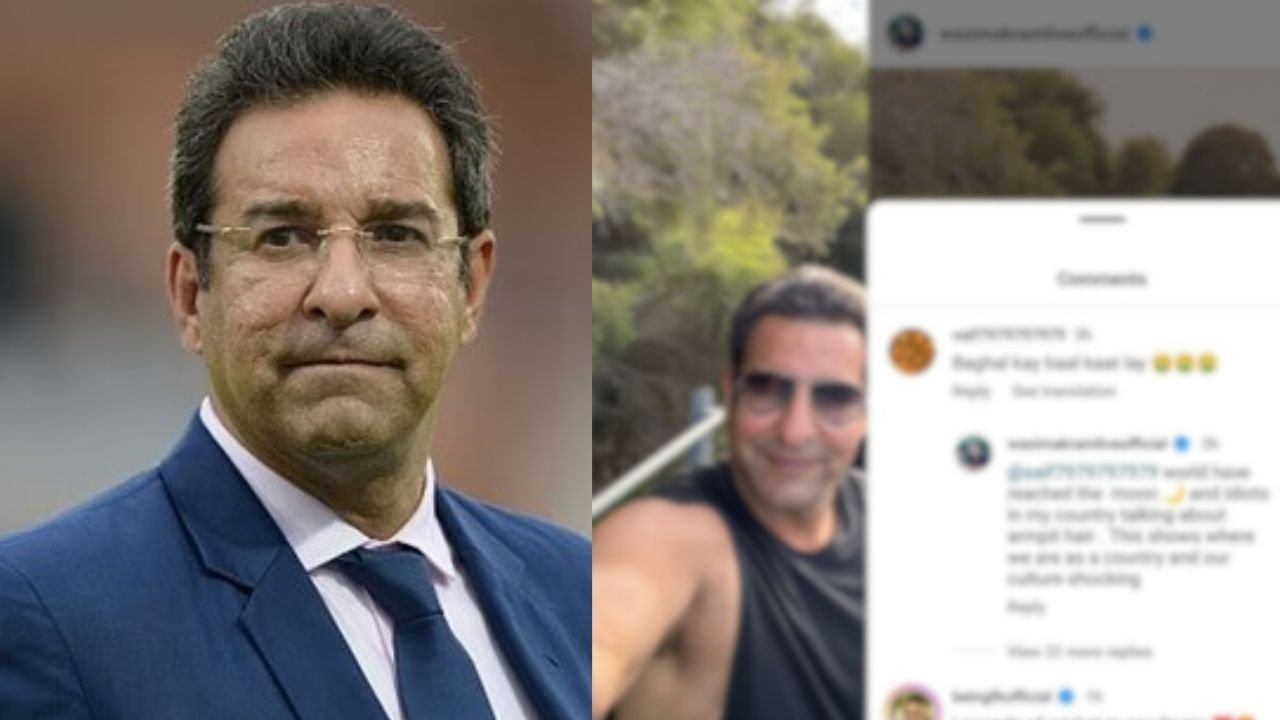 ‘Idiots in my country’; Wasim Akram slams Pakistani on Instagram