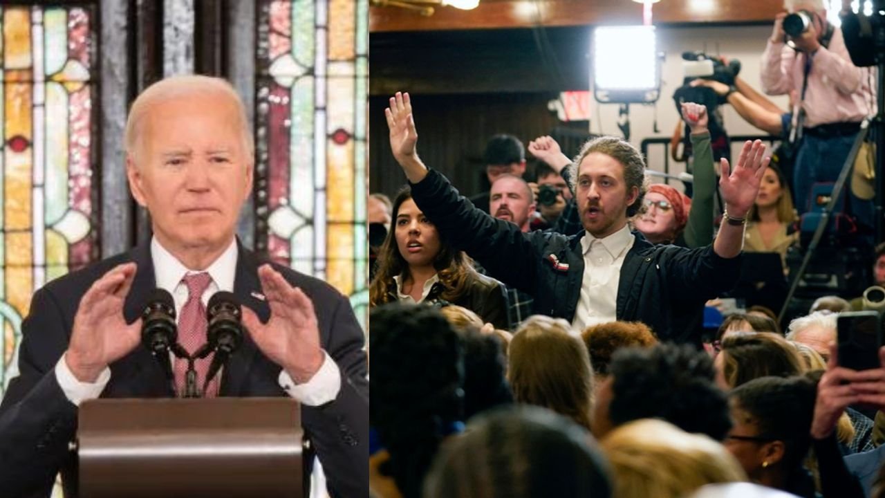 ‘Ceasefire Now’; Joe Biden’s speech interrupted by pro-Palestinian protestors