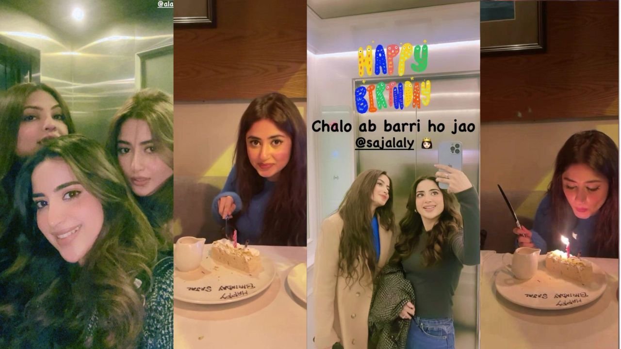 Saboor’s sweet surprise for sister Sajal Aly’s birthday