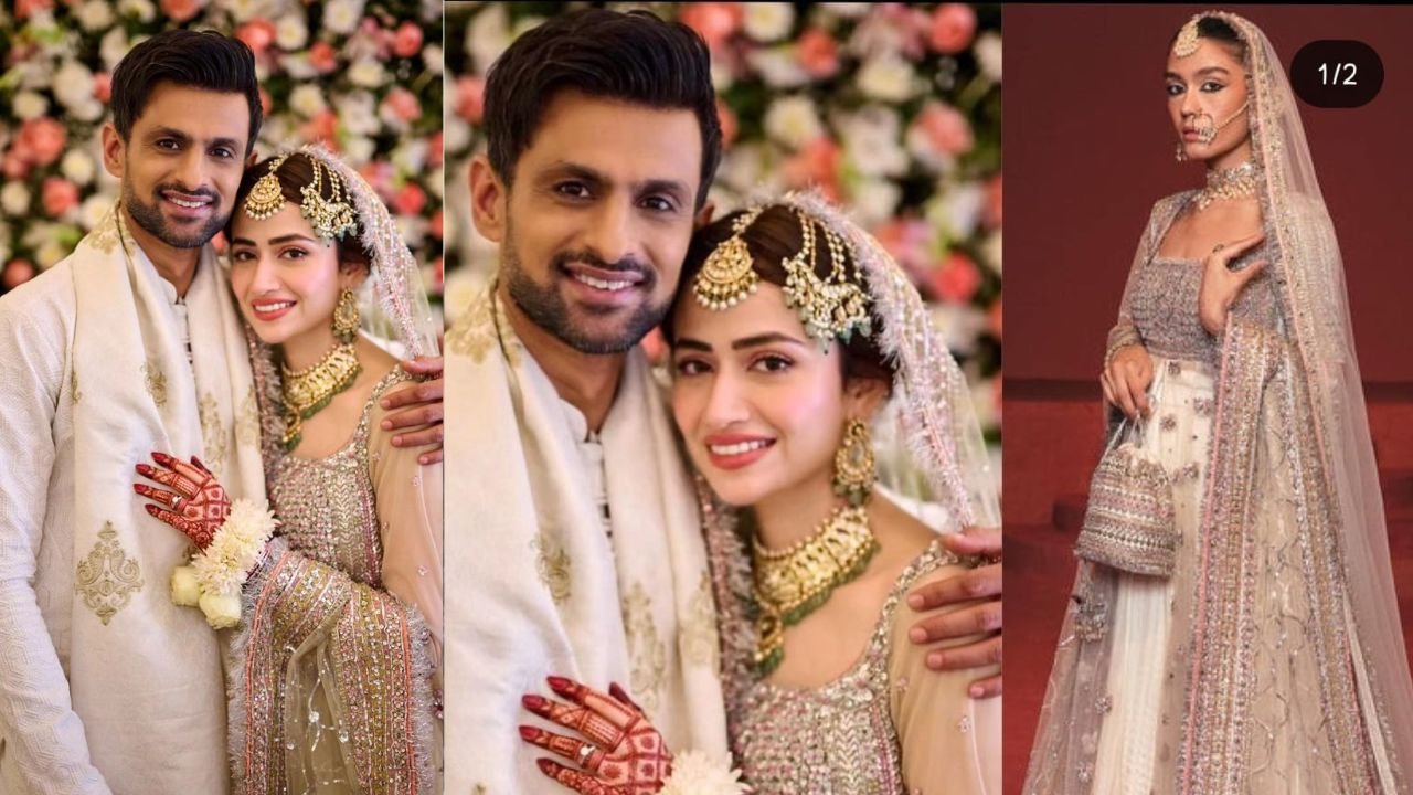 Sana Javed wore Hussain Rehar’s stunning bridal dress to her wedding