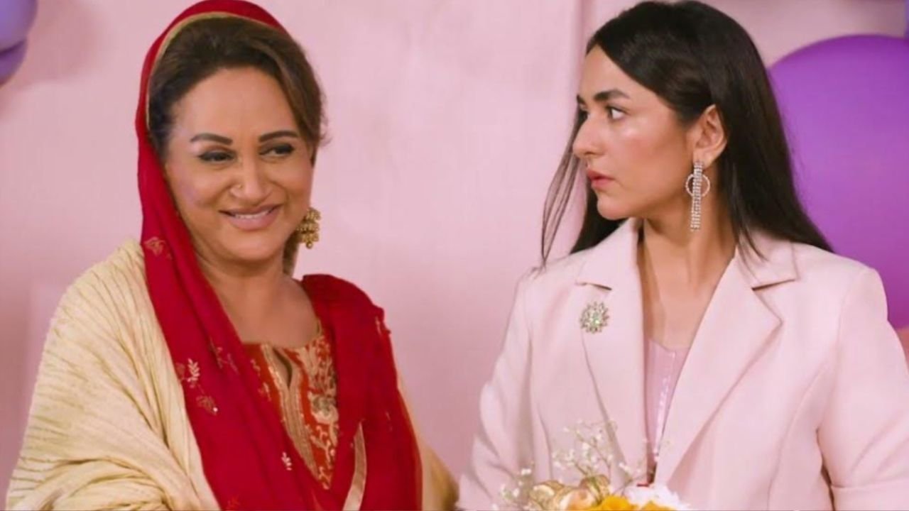 Why does Bushra Ansari think Yumna Zaidi is lucky?
