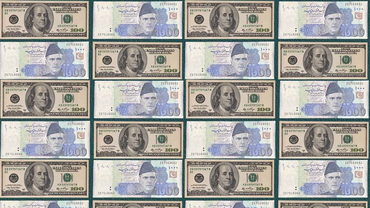 Pakistani rupee edges up against US dollar, marks 0.5% gain at closing