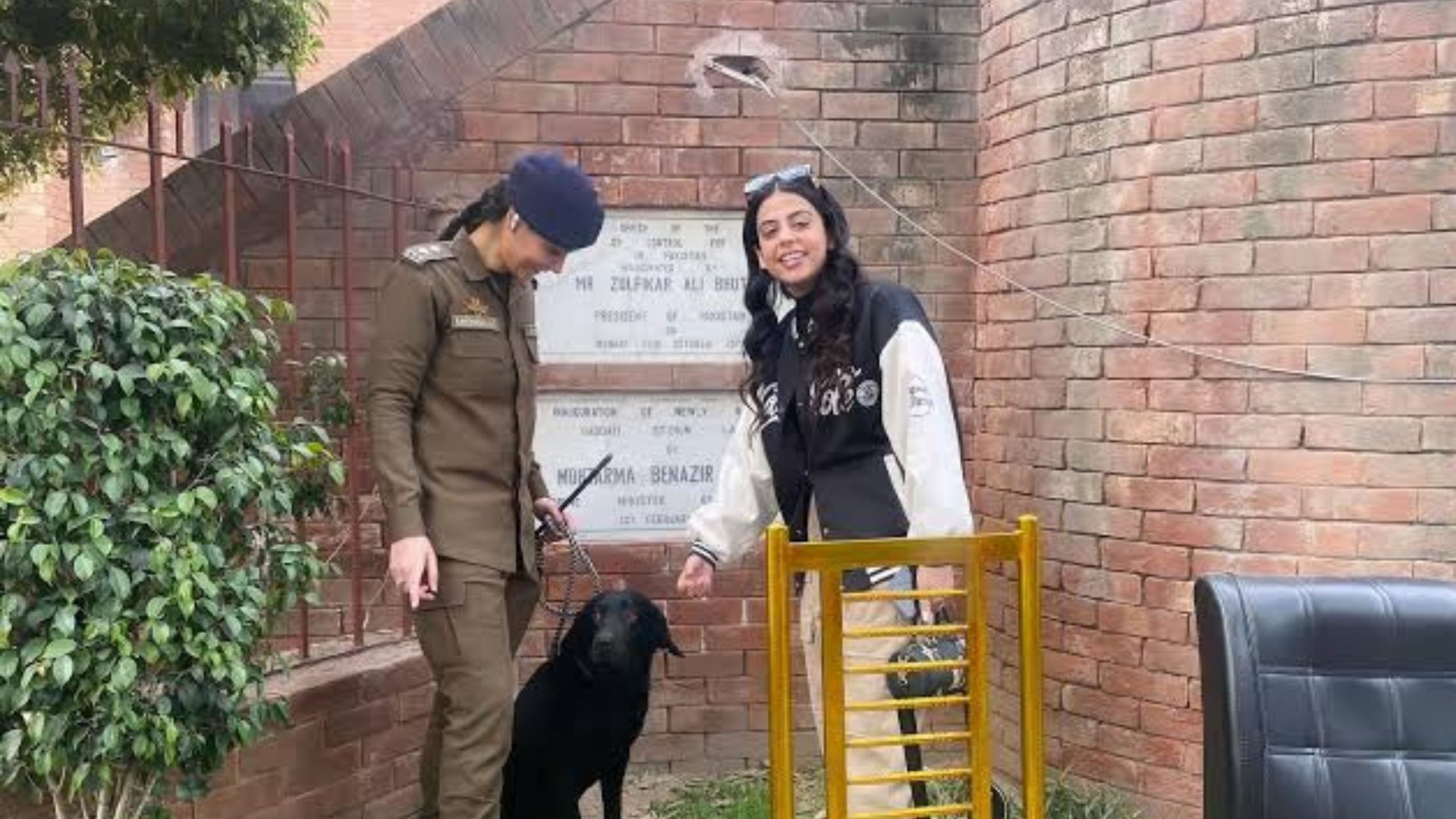 Yashma Gill thanks IG Punjab Police for not putting down service dogs