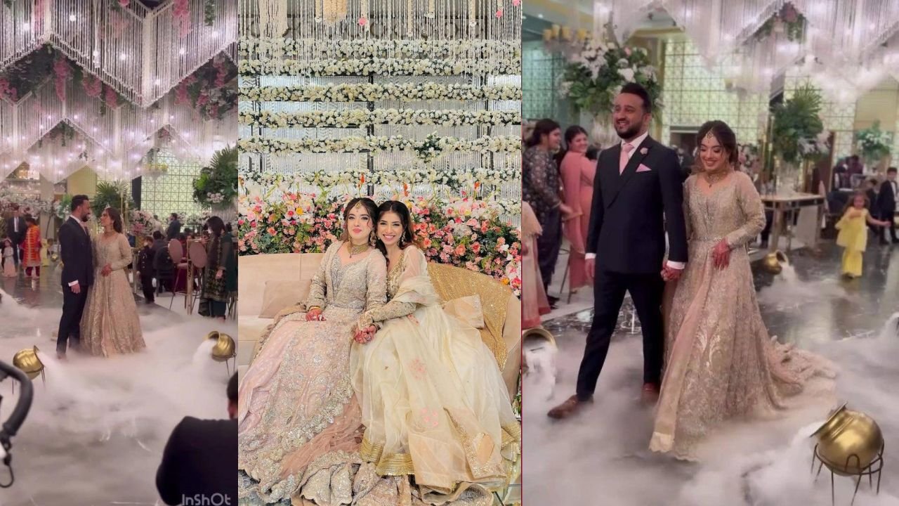 Check out Arisha Razi Khan’s wedding party videos and photos