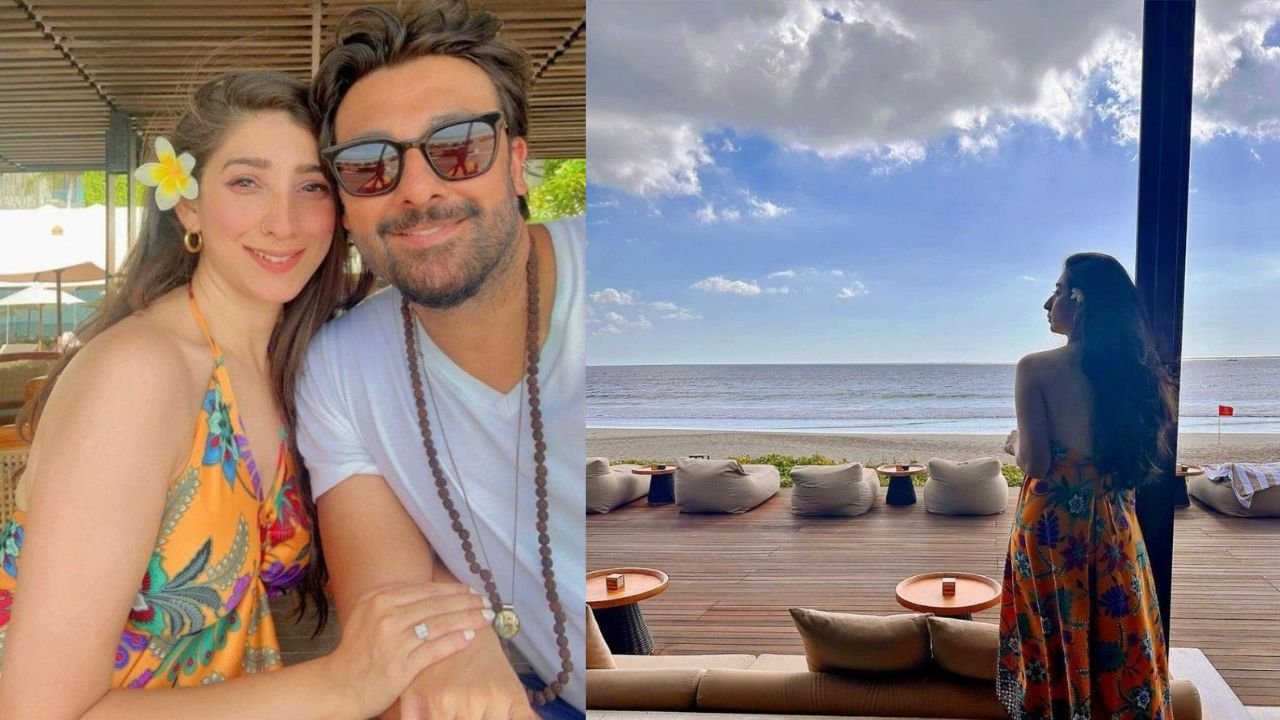 Mariyam Nafees, husband enjoy holidays at heavenly beach