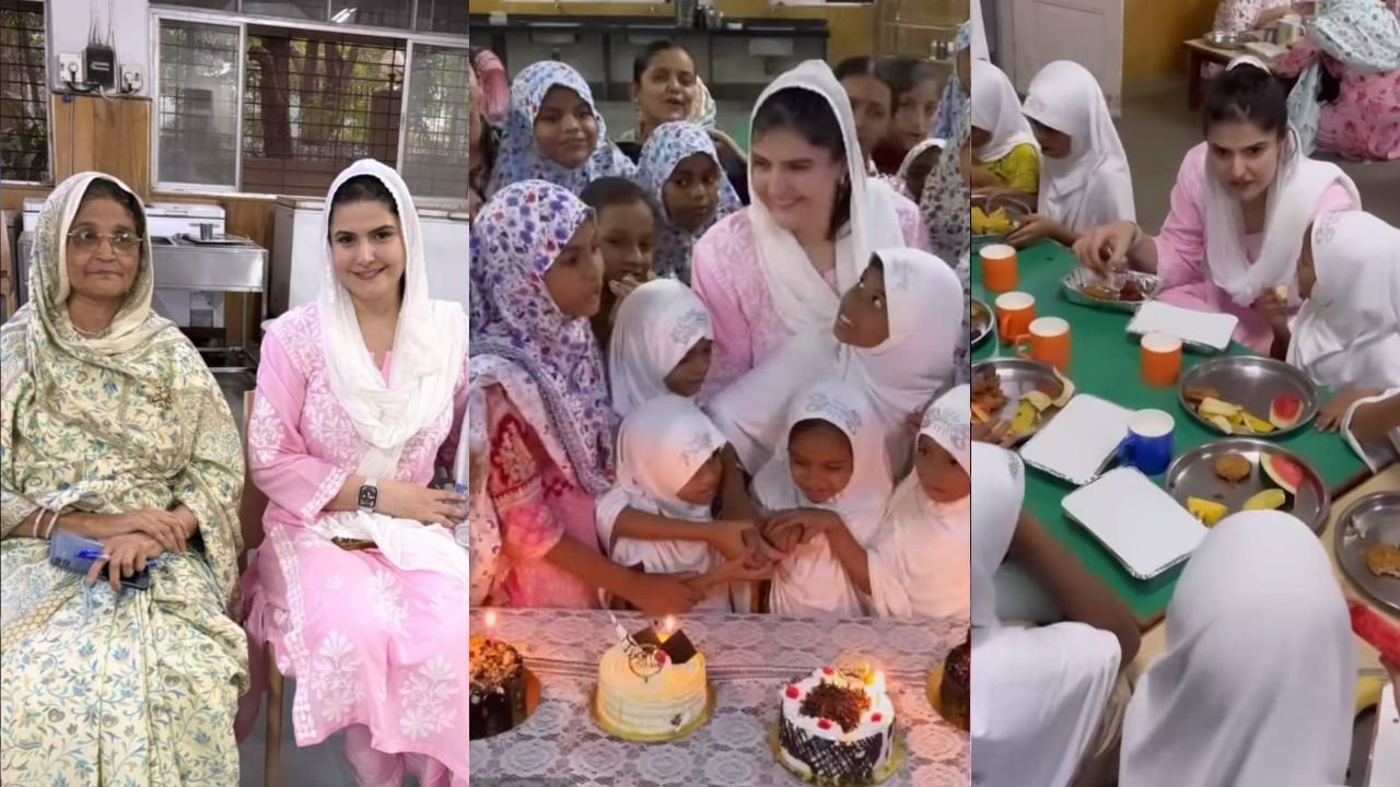 Indian actress celebrates birthday with respect to Ramazan