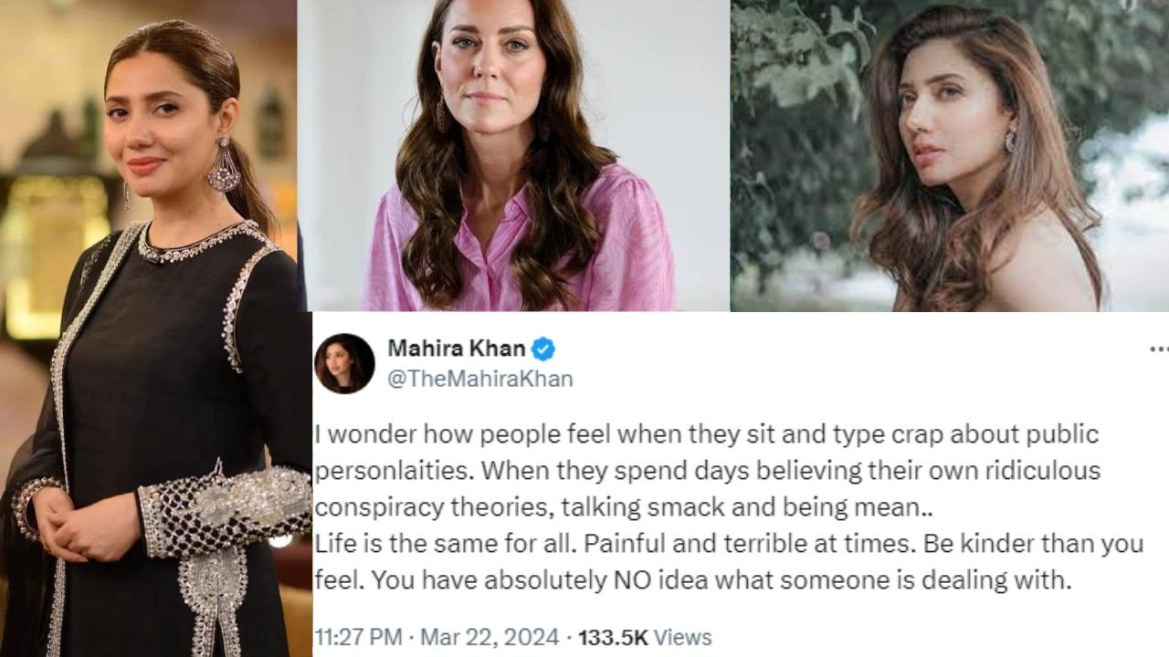 Mahira Khan wants trolls to reflect in light of Kate Middleton’s cancer