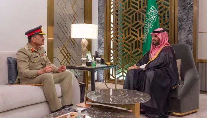Gen Asim Munir, Saudi Prince Muhammad Bin Salman discuss military cooperation