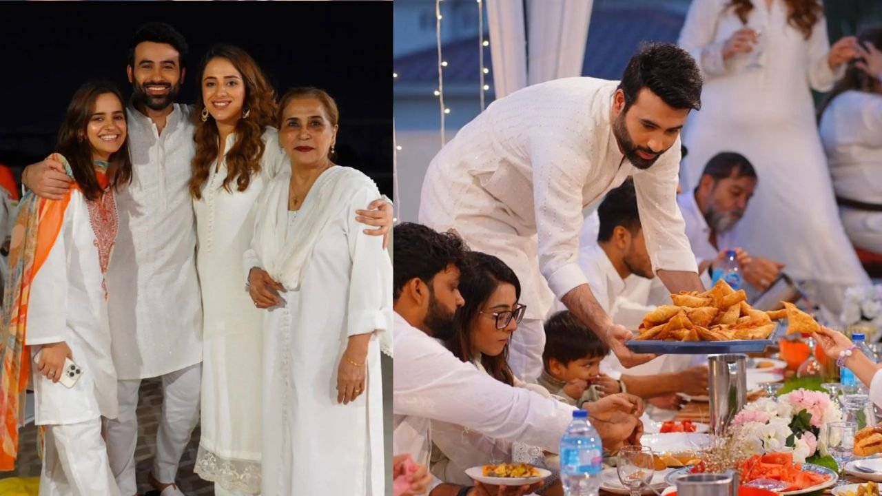 Faizan Sheikh and family throw big iftar party