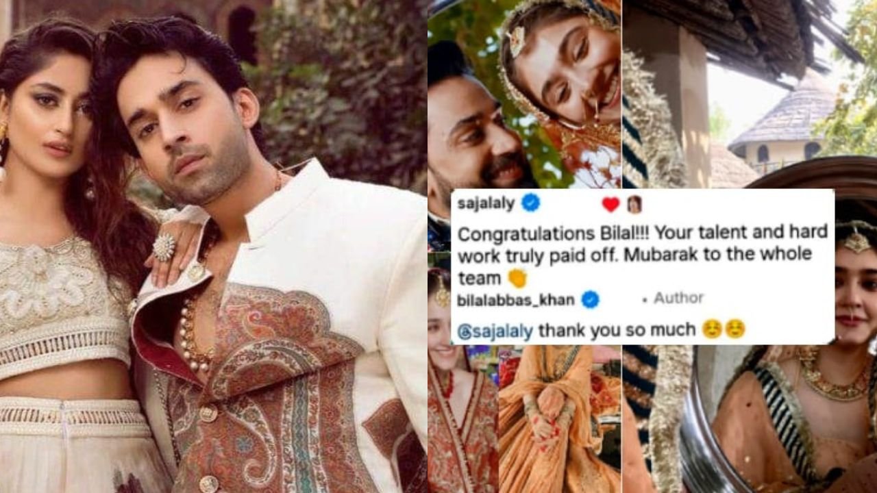 Sajal Ali is a fan of Bilal Abbas’ performance in ‘Ishq Murshid’