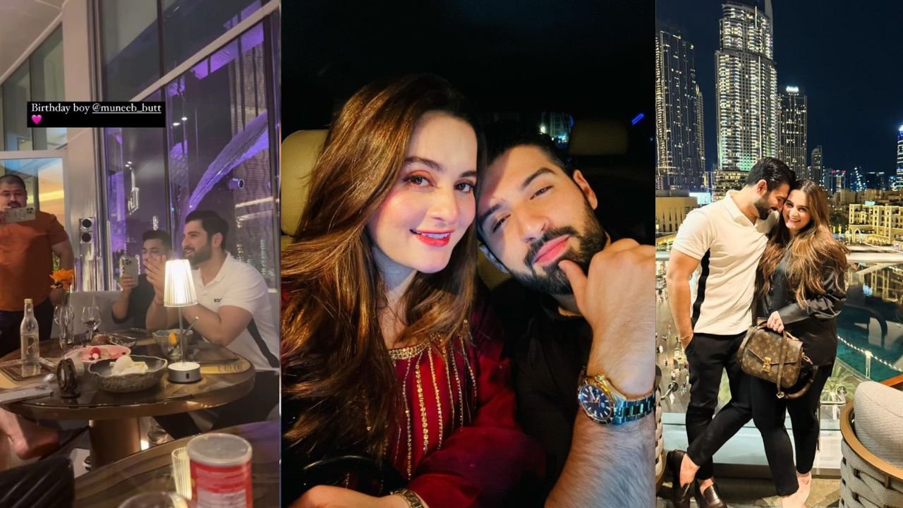 Muneeb Butt and Aiman Khan explore Dubai with family
