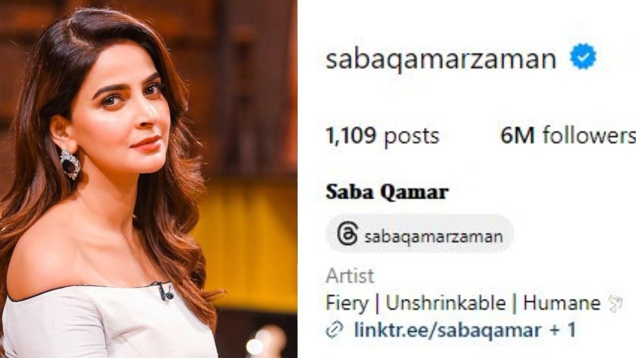Saba Qamar’s Instagram family grows to six million followers