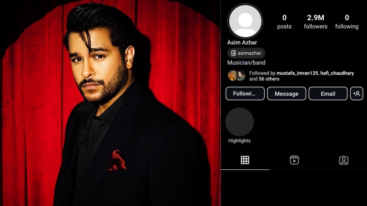 Singer Asim Azhar clears Instagram feed; leaves fans curious with mysterious message
